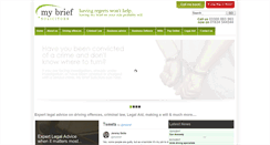 Desktop Screenshot of mybrief.com